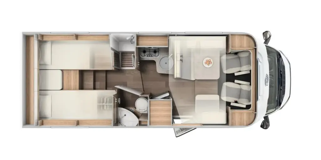 Autocaravana Carado T447 de alquiler: interior