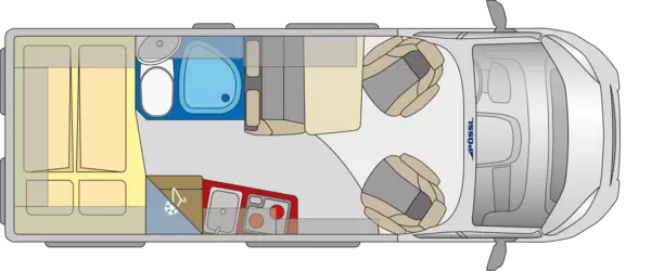 Autocaravana Globecar Summit 600 de alquiler: interior