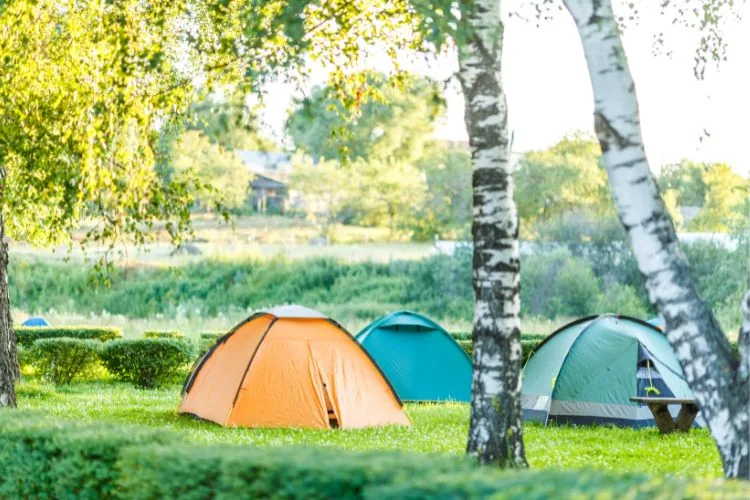 Áreas de acampar