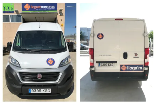 Furgonetas de transporte