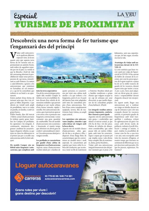 La Veu de l’Anoia: «Descobreix una nova forma de fer turisme que t’enganxarà des del principi»